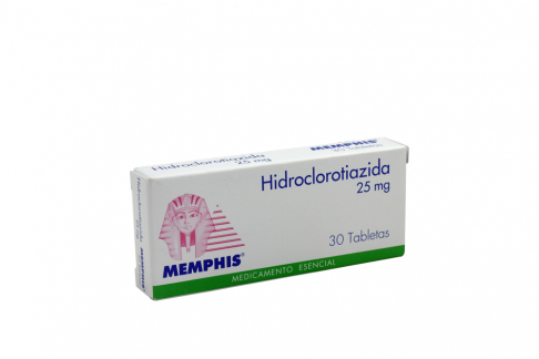 HIDROCLOROTIAZIDA 25 MG 30 TB MP