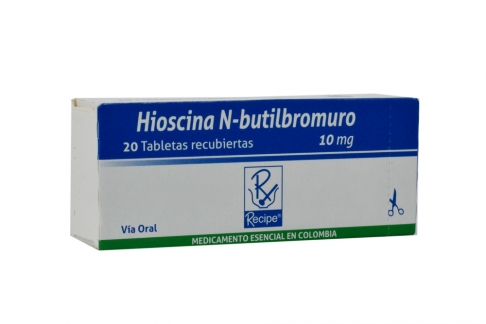 HIOSCINA N-BUTIL BROMURO 10 MG 20 TBS RC