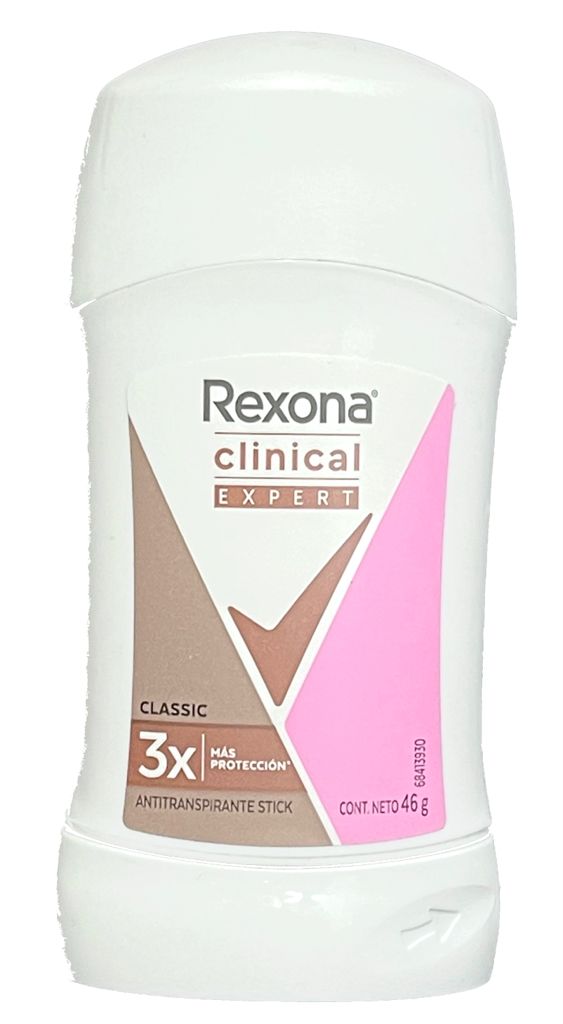 DESODORANTE REXONA CLINICAL EXPERT STICK CLASSIC 46 GR M