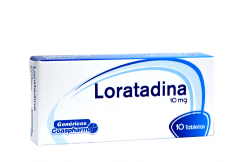 LORATADINA 10 MG 10 TABLETAS COAS