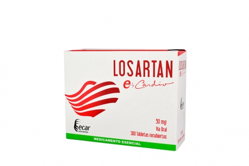 LOSARTAN 50 MG 300 TBS EC