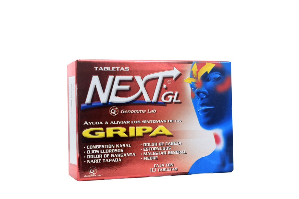 Next Gl Oral Caja De 10 Tabletas