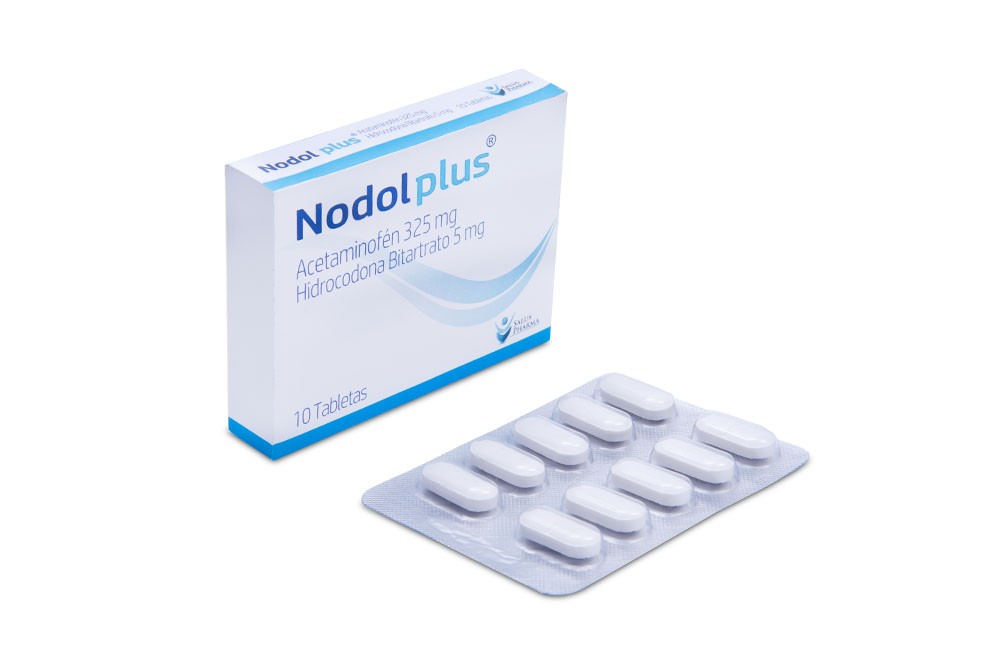 Nodol Plus 325/5 Mg Caja Con 10 Tab.