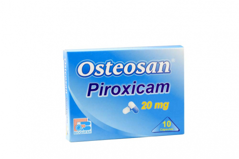 OSTEOSAN 20 MG (PIROXICAM) 10 CAPSULAS BIOQUIFAR