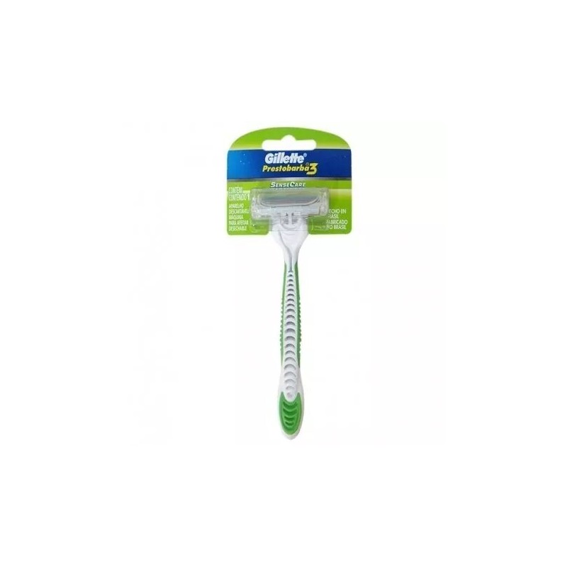 MAQUINA GILLETTE VERDE SENSITIVE 3