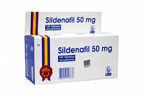 SILDENAFIL 50 MG 100 TABLETAS RC