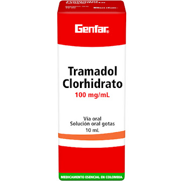 Tramadol 100 mg Frasco Gotas De 10 mL