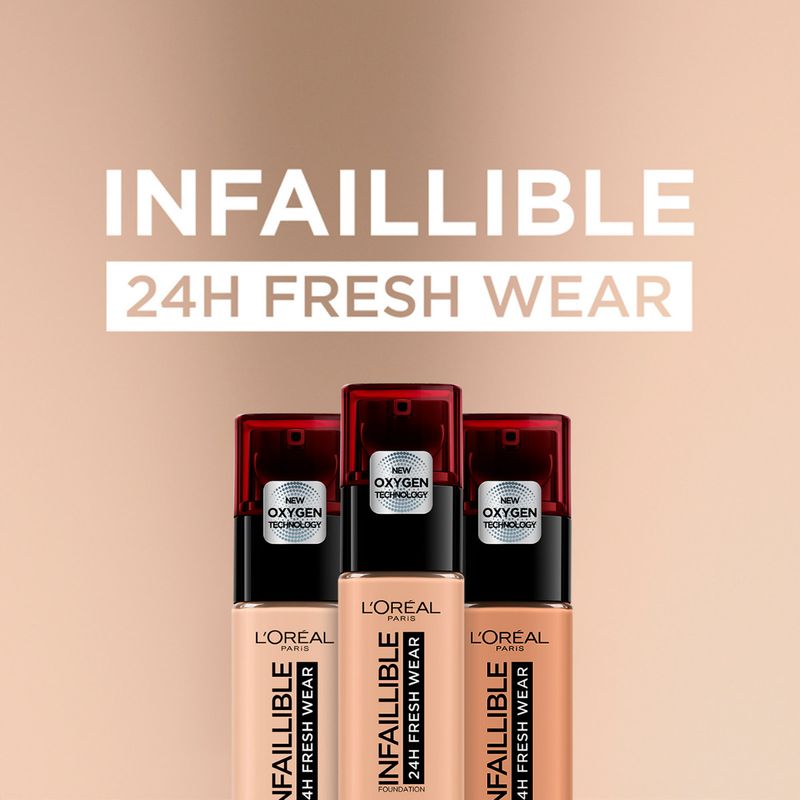 Base L’oréal Paris Infallible 24hrs Fresh Wear Beige Peau 130