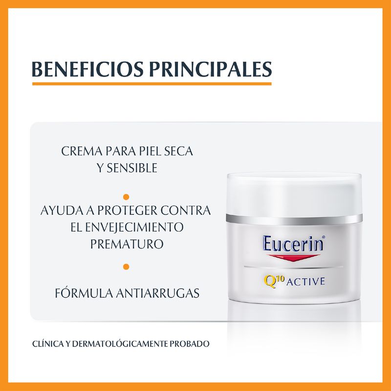 Crema Antiarrugas Eucerin Q10 Active Dia