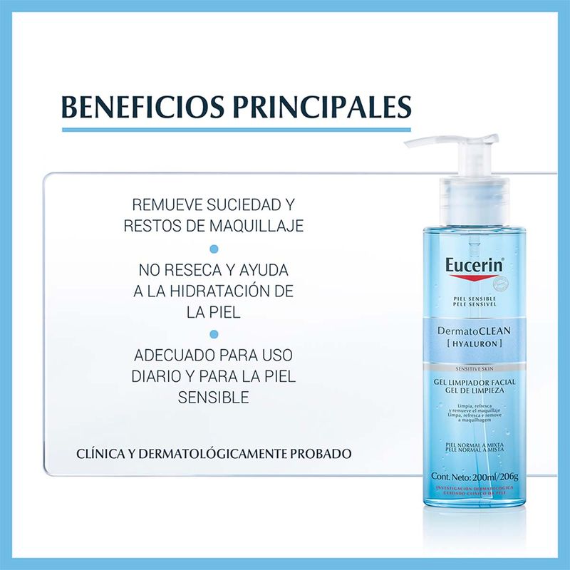 Eucerin Dermatoclean Limpiador Facial