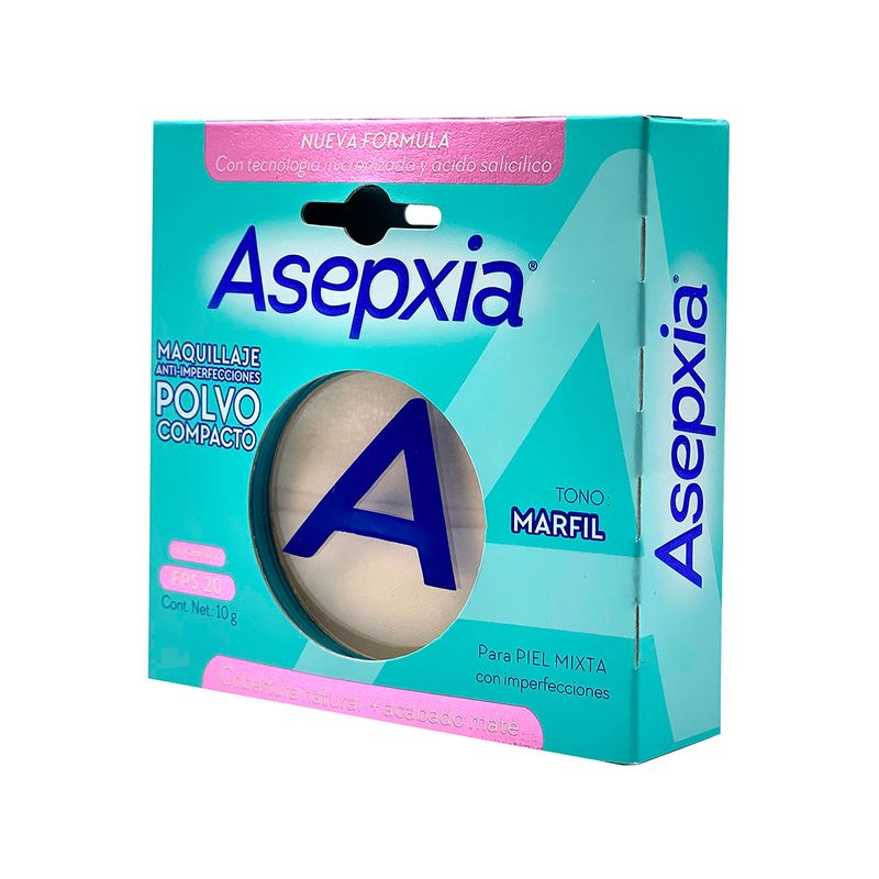 Asepxia Maquillaje Polvo Marfil 10 G