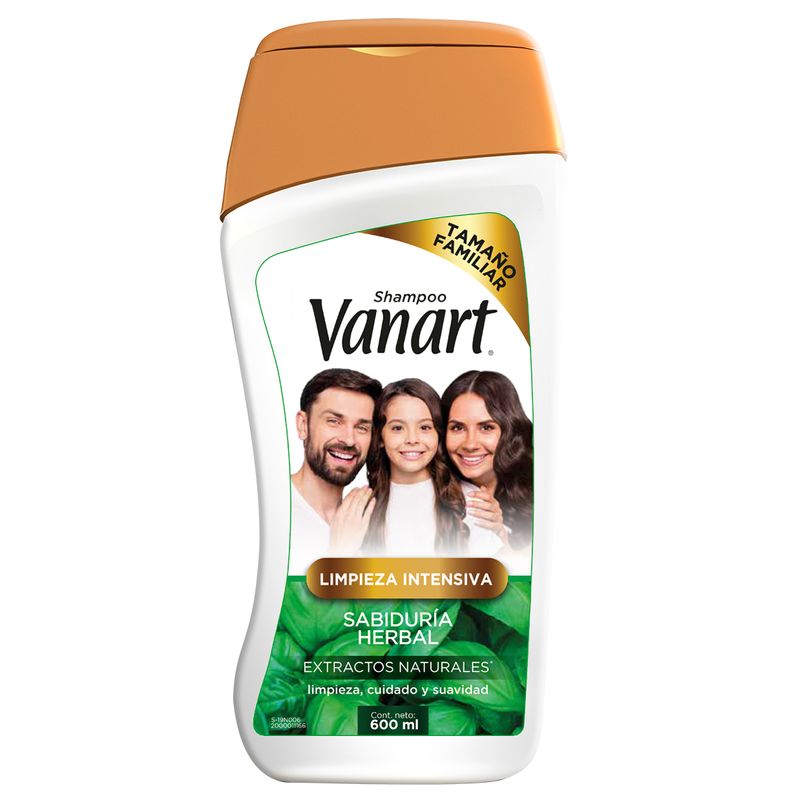 Vanart Shampoo Limpieza Intensiva Sabiduría Herbal