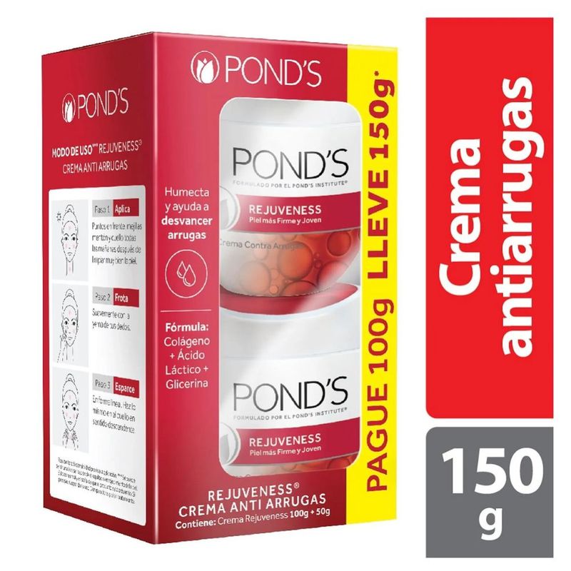 CREMA PONDS REJUVENESS 100G+REJU 50G