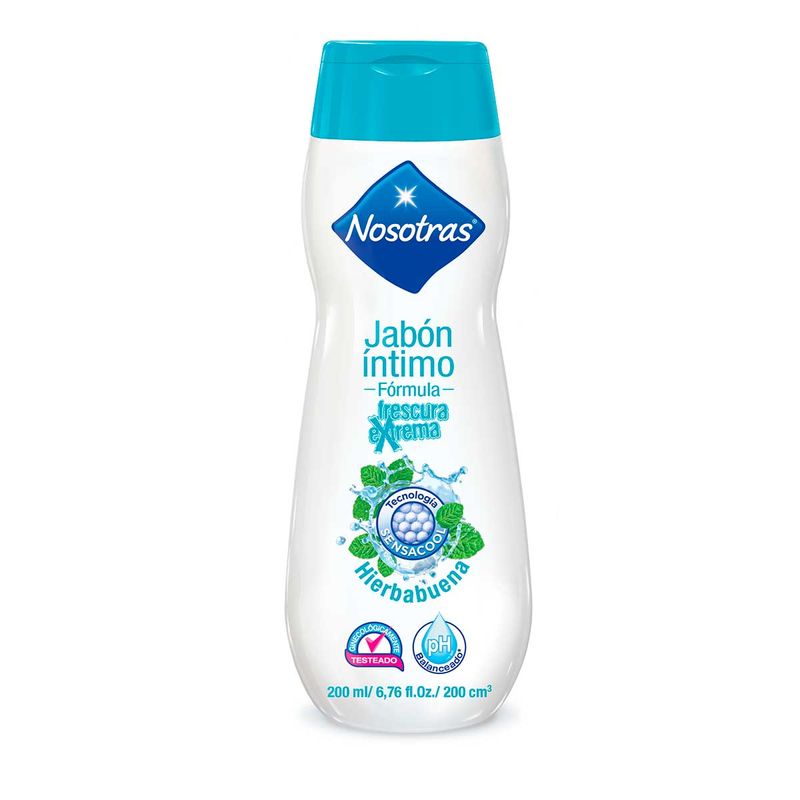 Jabón Íntimo Nosotras Frescura Extrema x 200 Ml