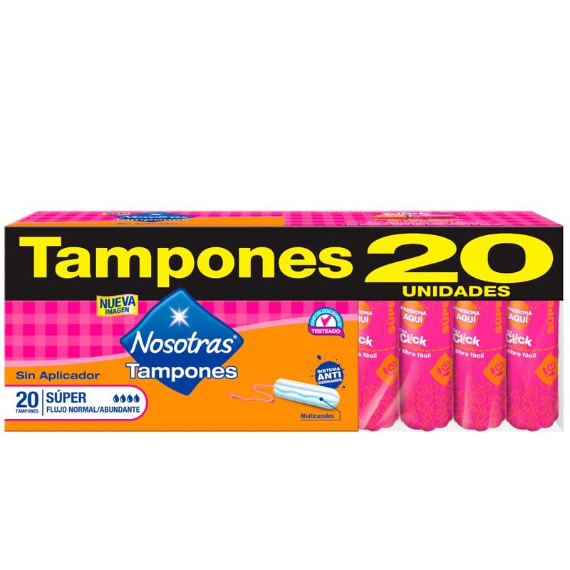 Tampones Nosotras Digital Tamaño Super