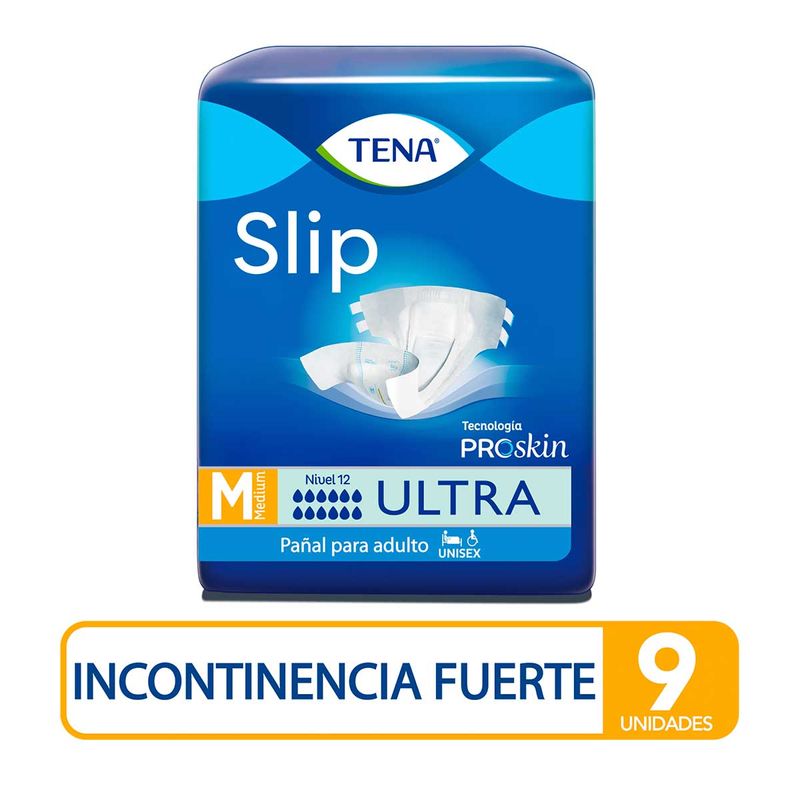 Pañal Tena Slip Ultra M x 9 Unidades