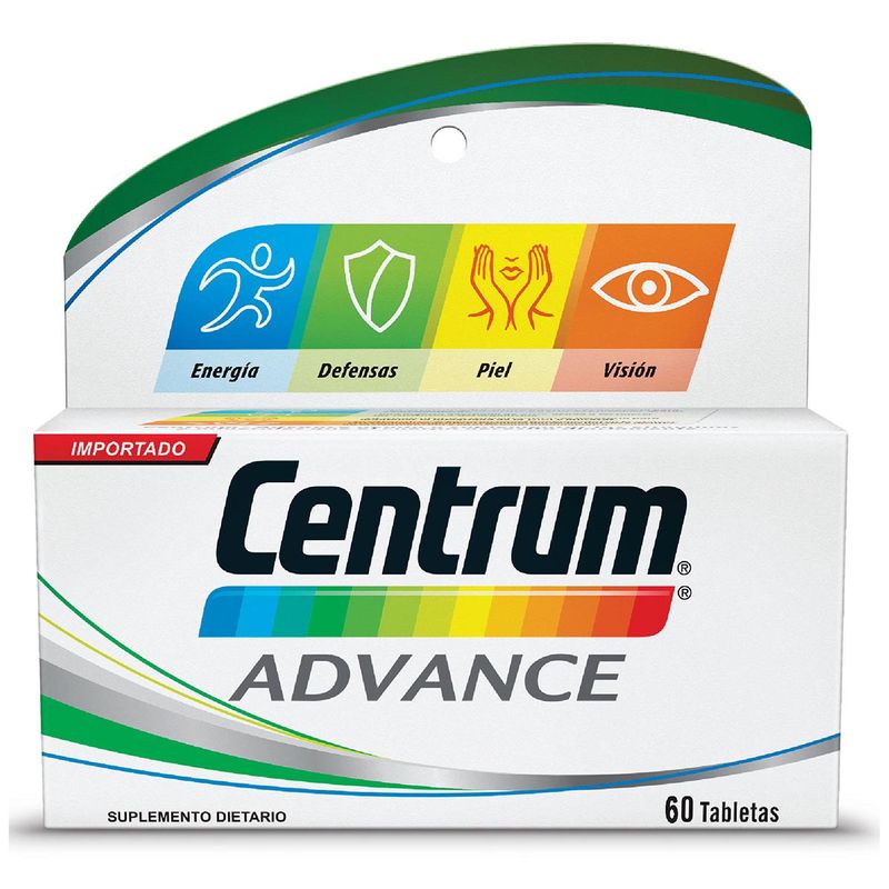 Centrum Advance Multivitamínico Energía y Defensas x 60 Tabs