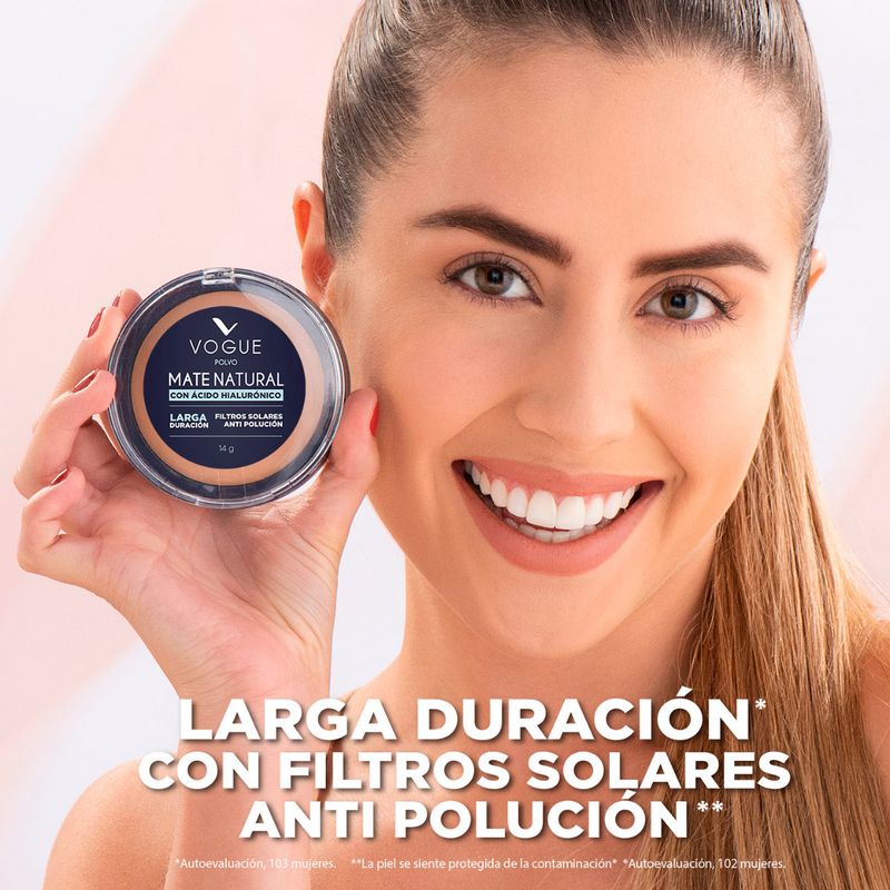 Polvo Compacto Vogue Mate Natural Natural