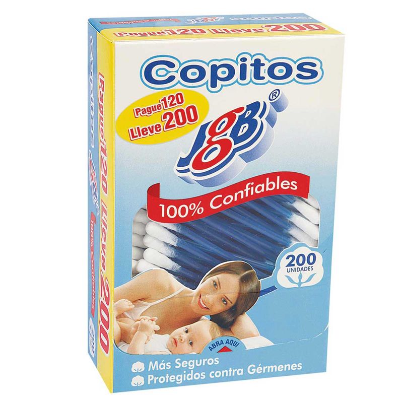 Oferta Copitos Algodón Jgb Pague: 120 Lleve: 200