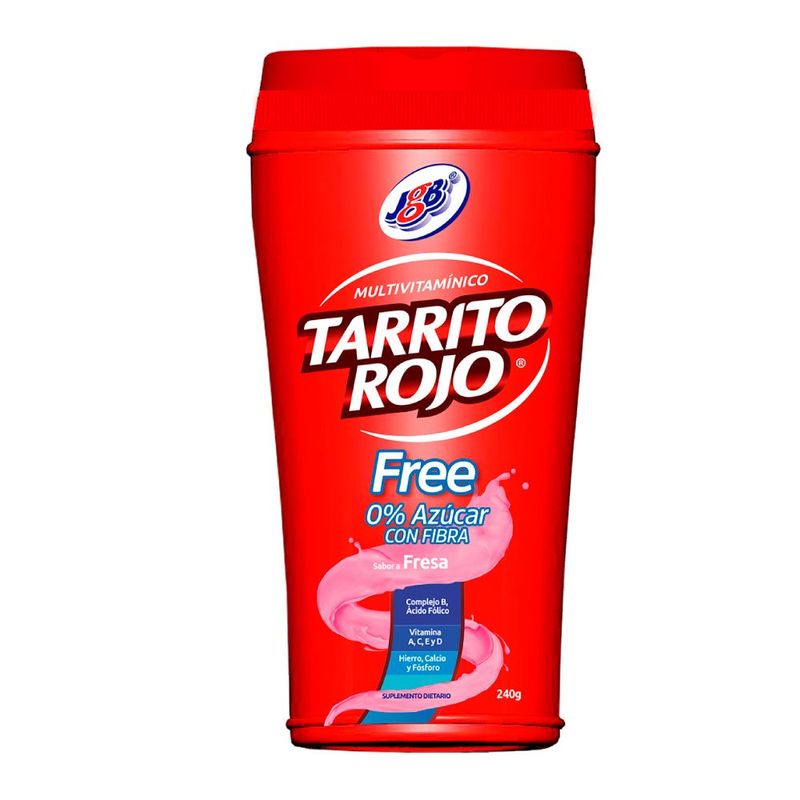 Tarrito Rojo Free 0% Azúcar Con Fibra