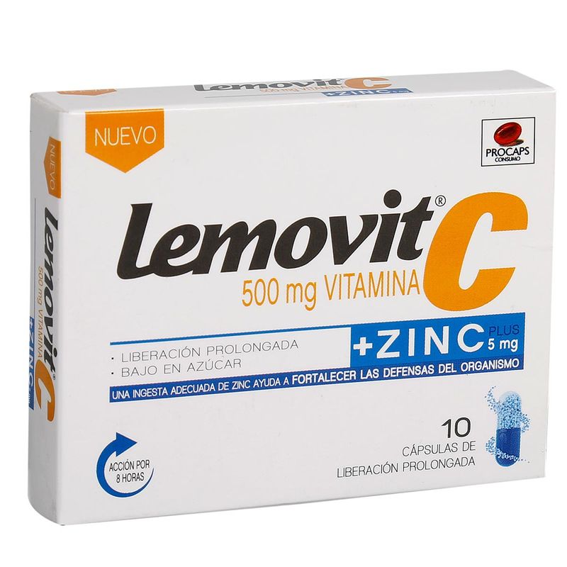 Lemovit C + Zinc Plus Cápsula Dura