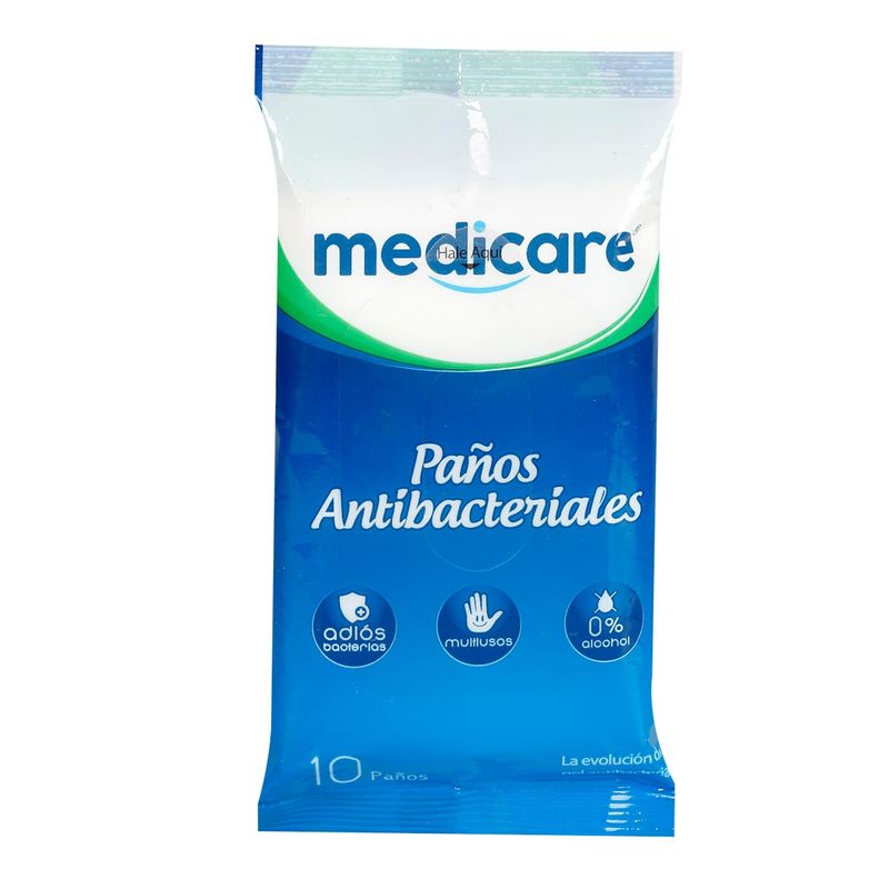 Medicare Paños Antibacteriales Manos