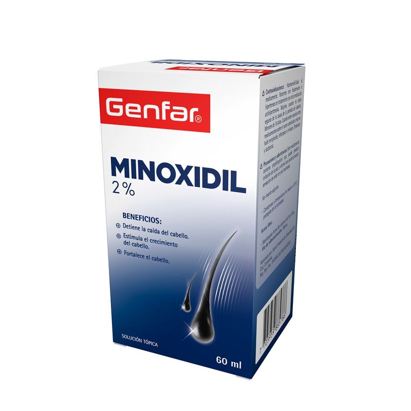 Minoxidil 2% Solución Tópica Genfar