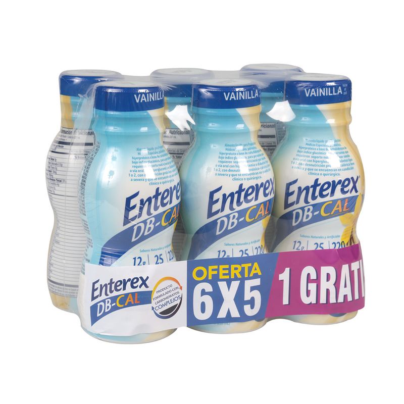 Enterex Db-Cal Pague:5 Lleve 6 Vainilla