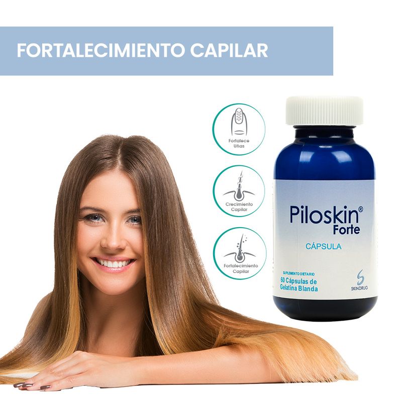 Piloskin Forte Biotina Cápsula Blanda