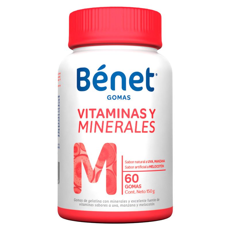 Benet Vitaminas y Minerales Gomas