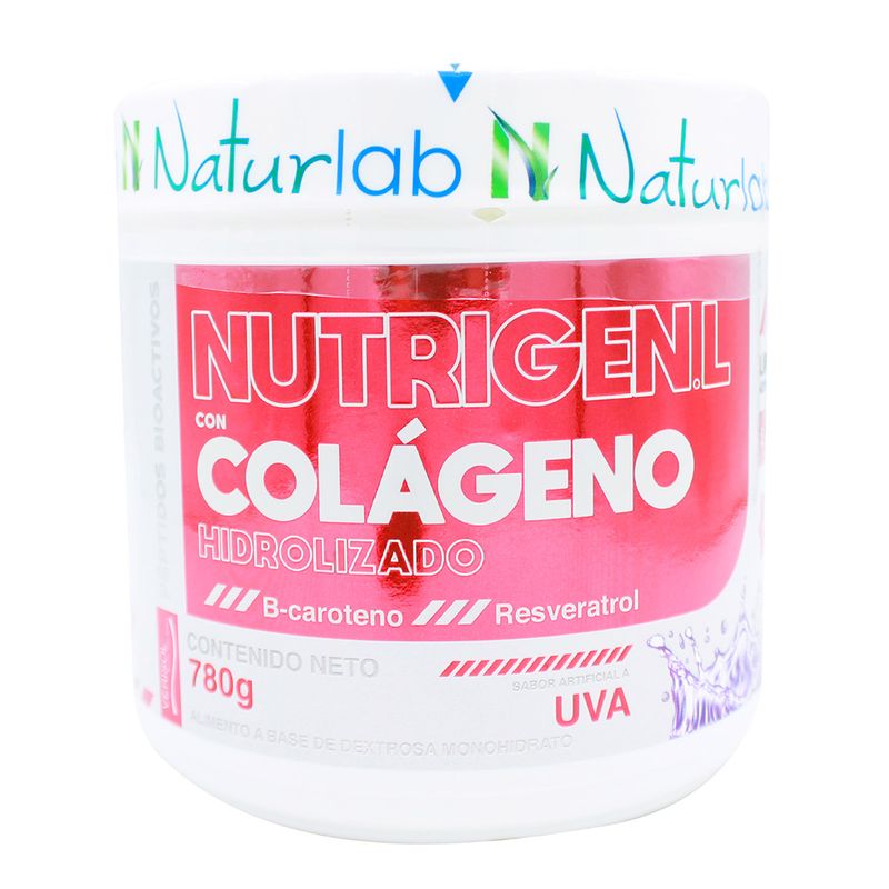 Nutrigen L Con Colágeno En Polvo Sabor Uva